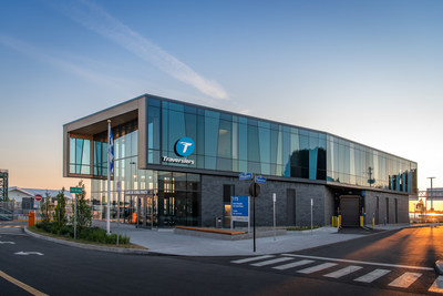 Sorel_Extrieur : La nouvelle gare de Sorel-Tracy a t construite en vue d'obtenir la certification LEED. (Groupe CNW/Socit des traversiers du Qubec)