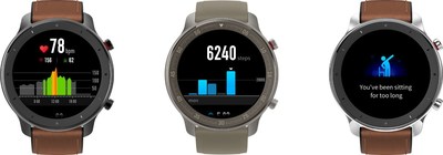 Amazfit GTR comes with health features and reminders.