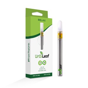 UrthLeaf Introduces Safe and Disposable CBD Vape Pen for Daily Use: CBD Vape  Pen for Anxiety and Relaxation