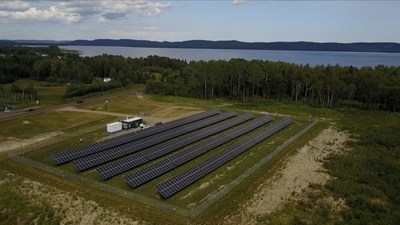 Giizis Energy Solar Storage Micro Grid, Gull Bay First Nation (CNW Group/Ontario Power Generation Inc.)