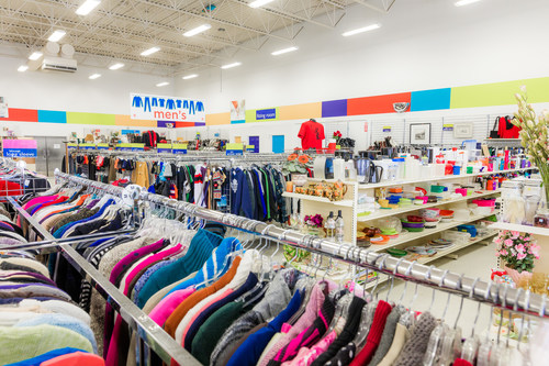 The Salvation Army Thrift Store is celebrating National Thrift Shop Day with the millions of people who love to thrift  and who make donations of clothes and household items.  The event is happening in all of its 106 stores across Canada this August 17, 2019. (CNW Group/The Salvation Army)