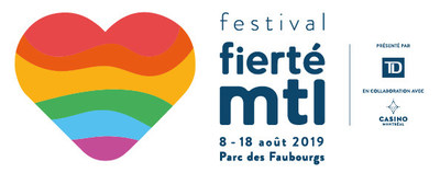 Logo: Montréal Pride Festival (CNW Group/Montréal Pride Celebrations)