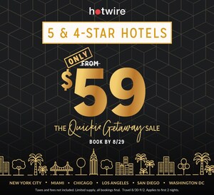 Hotwire Announces 3-Day $59 Luxury Hotel Sale In America's Top Cities For A Quickie Getaway... Just Because