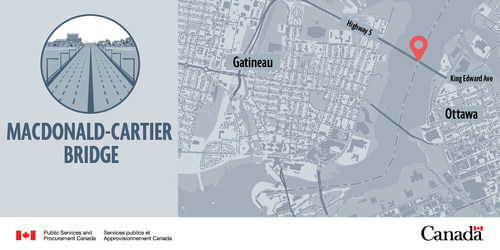 Macdonald-Cartier Bridge (CNW Group/Public Services and Procurement Canada)