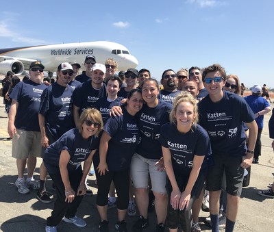 Katten sponsored and participated in the 14th annual Plane Pull fundraiser for Special Olympics Southern California on Aug. 17, 2019 at the Long Beach Airport.