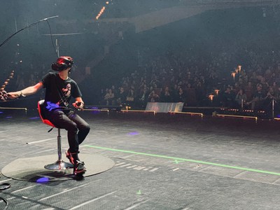 © Cybershoes GmbH: Opening up the grand possibilities of VR-Tournaments on stage for everyone © Cybershoes GmbH: Opening up the grand possibilities of VR-Tournaments on stage for everyone