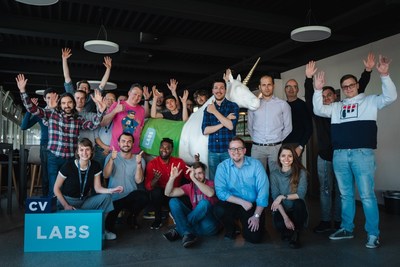 The Assembl team and the team at CV Labs, along with the 11 other companies involved in the CV Labs incubation program, at the CV Labs offices in Zug, Switzerland. See https://cvvc.com/incubation for more.