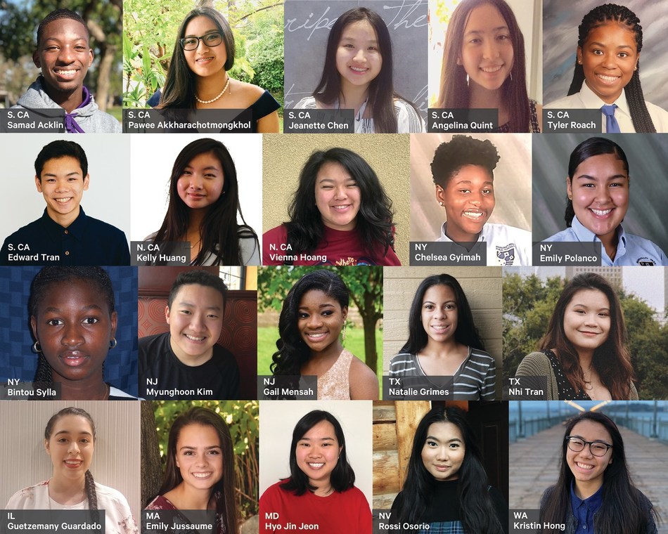 Recipients of the 2019 Cathay Bank Foundation Scholarship