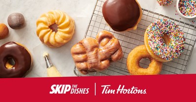 Tim Hortons guests in the Greater Toronto Area can now get their Tim Hortons delivered with SkipTheDishes (CNW Group/Tim Hortons)