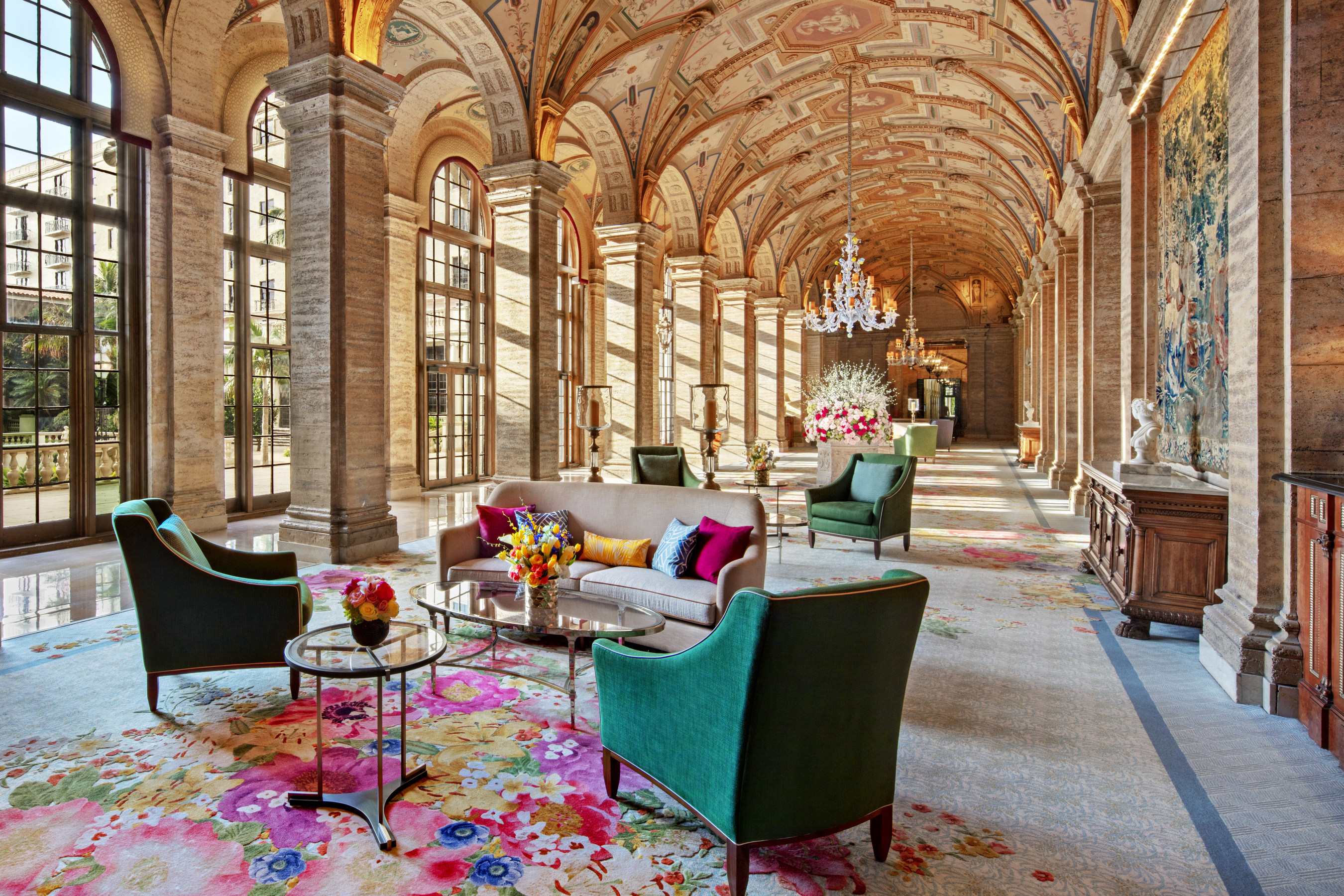 A Makeover Casts The Breakers Iconic Lobby Into Spectacular Bloom