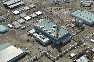 The seven-story Hanford Low-Activity Waste Facility will treat liquid radioactive waste by melting it with sand into a solid, glasslike form for permanent disposal.