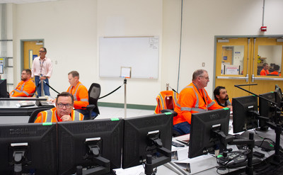 The control room for the Low-Activity Waste Facility opened for the first time this week. It will be the nerve center for continued startup and commissioning, as well as treatment operations once the facility opens.