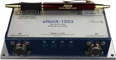 Alta Data Technologies Releases 3-4 Channel MIL-STD-1553 Ethernet Converter
