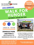 Sai Dham Food Bank Announces 5th Annual Walk For Hunger To Take Place on Saturday, August 31, 2019 in Erindale Park