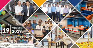 Digital Banking Solution Provider, Clayfin Technologies Relocates to a Bigger 'New-age Open Office' to Reflect its Brand Promise and Meet the Growing Demand for its Expertise in Digital Transformation