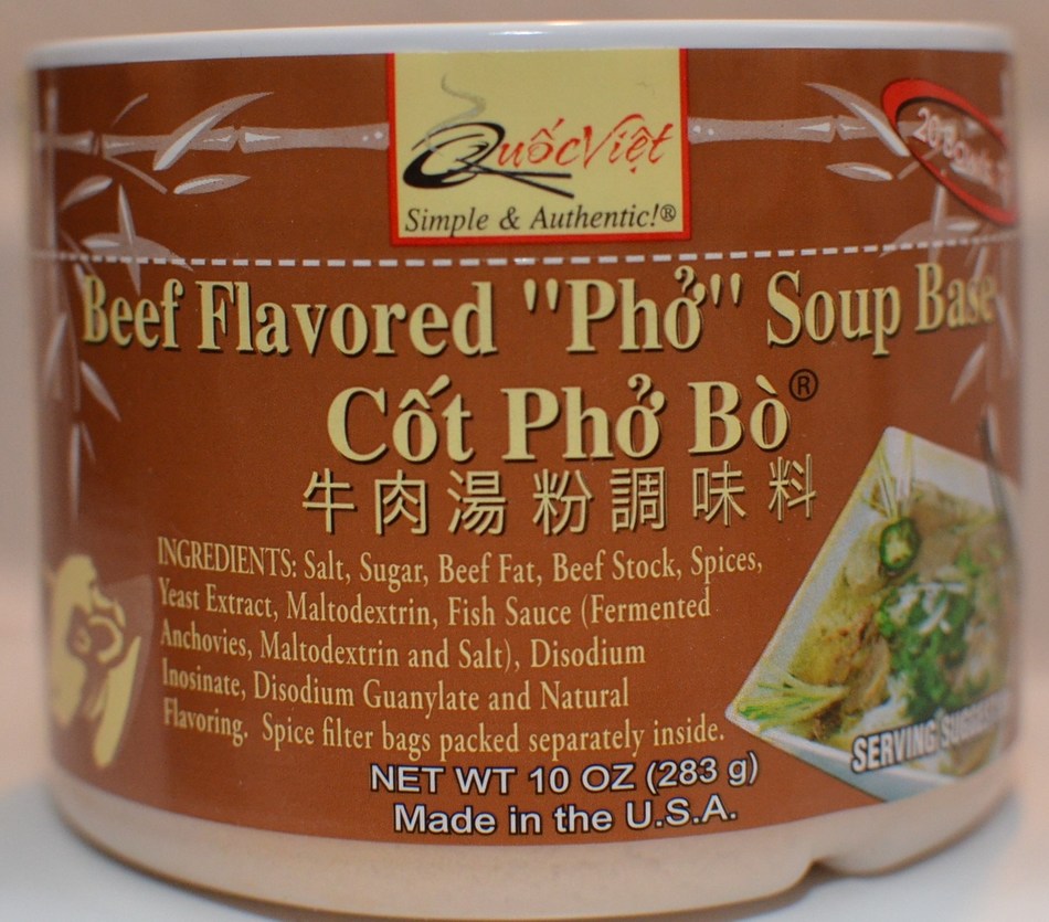 Quoc Viet Foods' Cot Pho Bo Brand of Soup Base Product
