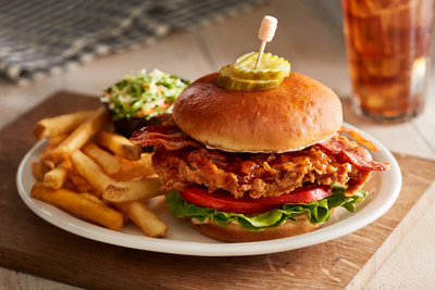 Cracker Barrel is putting a Southern spin on a classic household sandwich with its new menu addition Homestyle Chicken BLT, made with crispy, golden-fried Sunday Homestyle Chicken drizzled with maple glaze, topped with bacon, sweet n’ smoky mayo, lettuce and tomato all nestled between a soft bun.