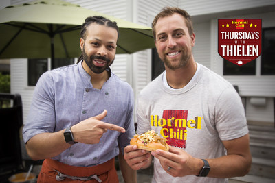Chef Kenneth Temple and Adam Thielen - Hormel® Chili Thursdays with Thielen