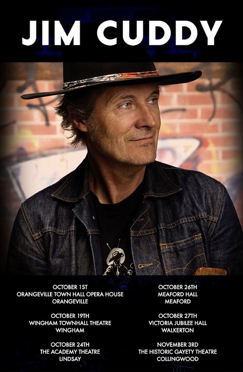 To celebrate the release of his fifth solo album, Countrywide Soul, Jim Cuddy – along with fiddler Anne Lindsay and guitarist Colin Cripps – will be performing for audiences across Ontario this fall. (CNW Group/UP Next PR)