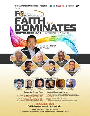 Join People from Around the Globe for the 2019 International Faith Conference "Teaching Faith in God for over 25 Years"