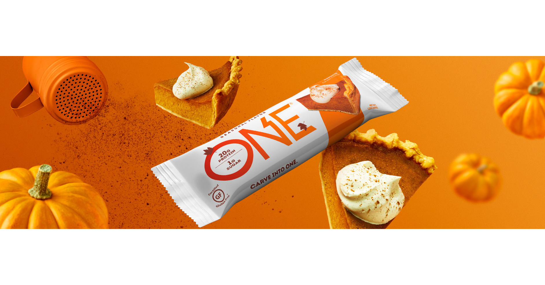 Oh My Gourd One Brands Brings Back Their Seasonal Pumpkin Pie Protein Bar
