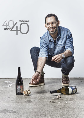 Fringe Collective Winemaker Sebastian Donoso was named to Wine Enthusiast's 2019 40 Under 40 Tastemaker list. Photo Credit: Ashton Worthington
