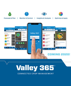 Valley Irrigation to Launch Valley 365 Crop Management Platform in Early 2020