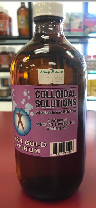 Colloidal Silver Gold Platinum by Colloidal Solutions (CNW Group/Health Canada)
