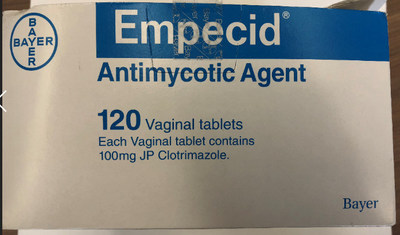Empécide (comprimés vaginaux antifongiques) (Groupe CNW/Santé Canada)