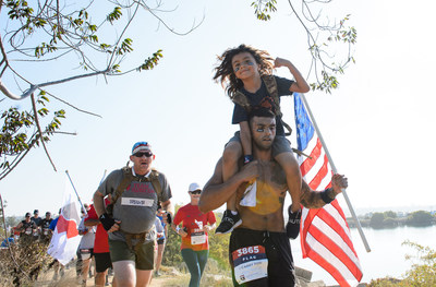 supporters of wounded veterans and their families in San Diego’s NTC Park during the Wounded Warrior Project® (WWP) Carry Forward® 5K, delivered by CSX®.