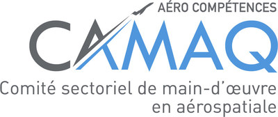 Logo : Comit sectoriel de main-d'oeuvre en arospatiale du Qubec (Groupe CNW/CAMAQ)