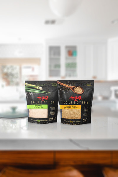 Redpath Sugar’s new product line launches with two premium sugars: Simply Raw Turbinado and Organic Granulated (CNW Group/Redpath Sugar)