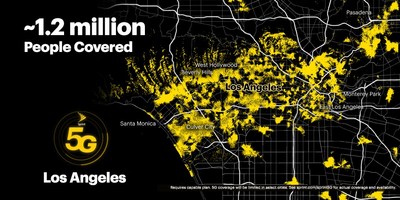 Sprint’s on-the-go customers can now experience the power and performance of True Mobile 5G across Los Angeles.