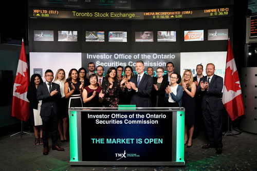 Investor Office of the Ontario Securities Commission Opens the Market (CNW Group/TMX Group Limited)