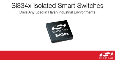Silicon Labs' new Si834x isolated smart switches can drive any load in harsh industrial environments.