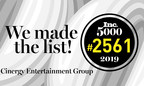 Cinergy Entertainment Ranks #2561 In 2019 Inc. 5000 List
