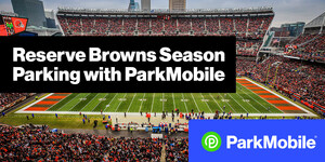 ParkMobile™ Offers More Parking Options for Cleveland Browns Fans at FirstEnergy Stadium