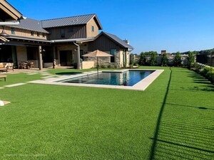 Artificial Grass Installation Optimizes Austin Home for Summer