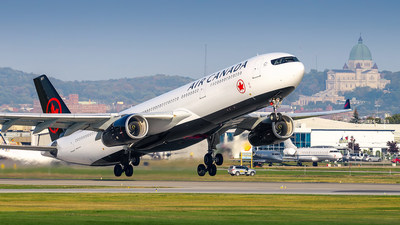 The five-times weekly flights will provide the only year-round service between the two cities and be operated with Air Canada’s Airbus A330-300 fleet, featuring Signature Class, Premium Economy and Economy cabins. (CNW Group/Air Canada)