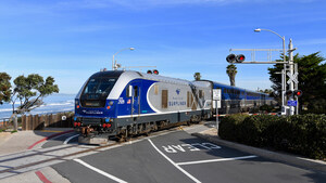 Amtrak Pacific Surfliner Works with the Los Angeles Angels to Raise Awareness of Rail Safety