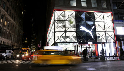 PUMA新纽约旗舰店提供无缝集成科技、艺术和音乐的一站式零售体验