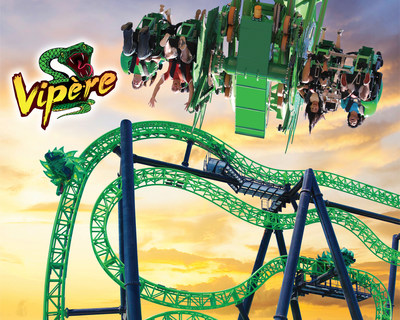 Vipère, Canada's First Ever Free-Fly Roller Coaster (CNW Group/La Ronde)