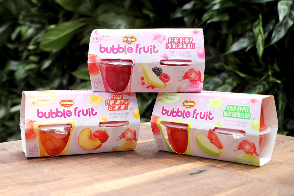 Bubble Fruit®, Peach Strawberry Lemonade Fruit Cup Snacks