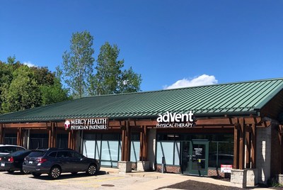 Advent's brand new facility in the Ada Hillside Shopping Center, across from Vitale's and next to the Ada Pour House.