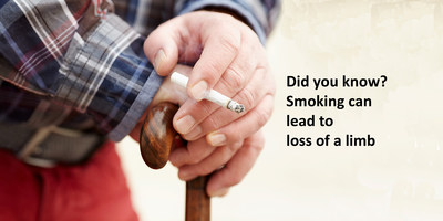 Smoking is not just bad for your lungs. The chemicals in cigarette smoke can damage the blood vessels in the legs. Untreated, the condition can lead to amputation. Smoking is not just bad for your lungs. The chemicals in cigarette smoke can damage the blood vessels in the legs. Untreated, the condition can lead to amputation.