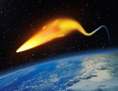 Notional hypersonic strike glide vehicle. Notional hypersonic strike glide vehicle.