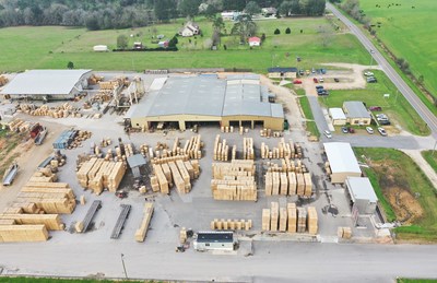 Bay Wood Products' 20-acre facility is located in Robertsdale, AL.