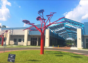 Fracture cutting ribbon on massive new solar-powered facility in San Felasco Tech City