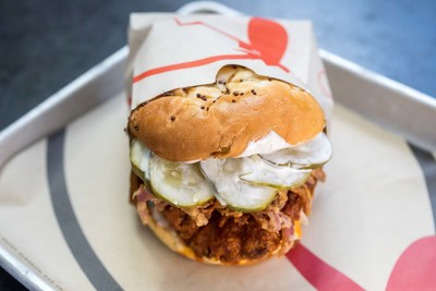 The Crack Shack’s Signature Firebird Chicken Sandwich