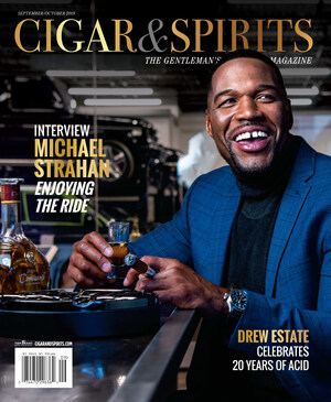 Cigar &amp; Spirits Magazine Releases its September / October Issue Featuring Cover-Interview Michael Strahan